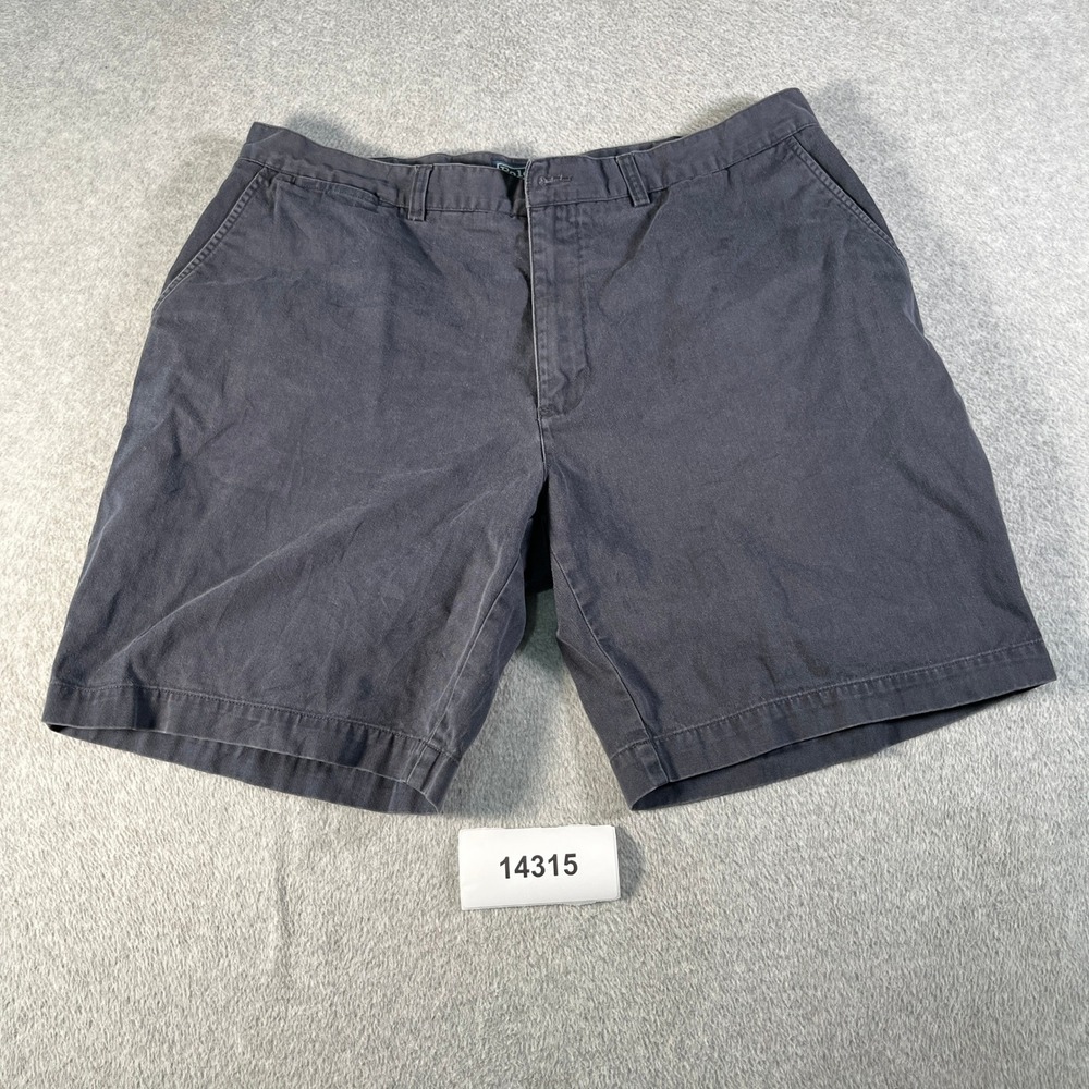 Vintage Polo Ralph Lauren Prospect Chino Shorts Mens 36 Gray Cotton Flat Front